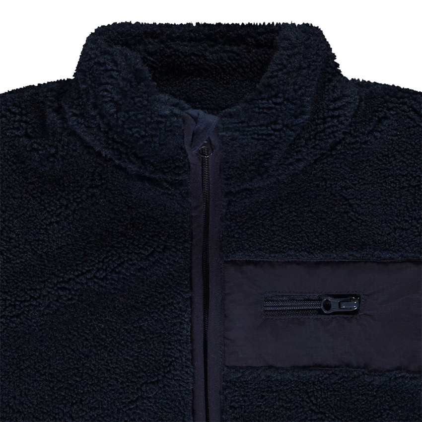 Veste zippée en sherpa bouclettes pour bébé garçon 