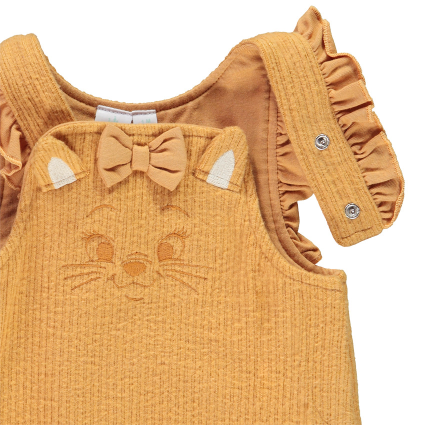Ensemble 2 pièces avec salopette Marie Disney pour bébé fille 