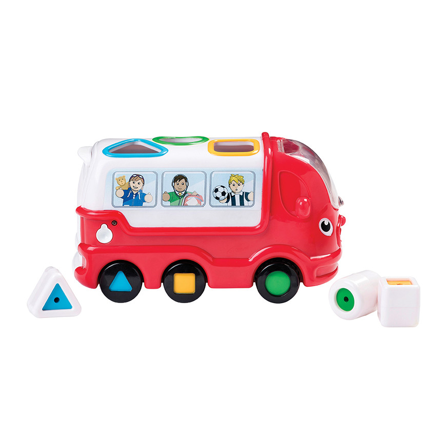 Jouet 2 en 1 bus des formes à friction 
