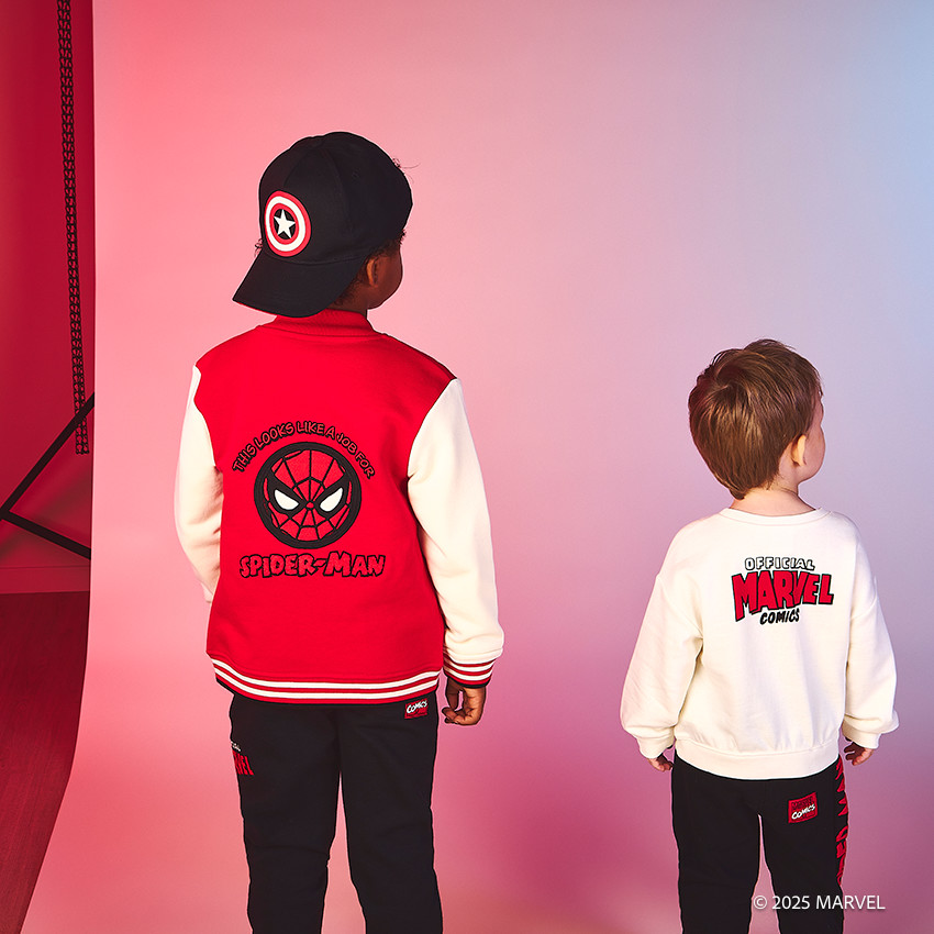 Veste teddy en molleton Spider-Man Marvel pour garçon 