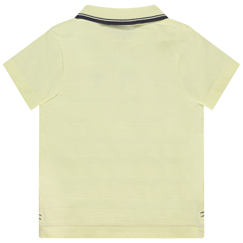 Polo manches courtes broderie fantaisie pour bébé garçon 