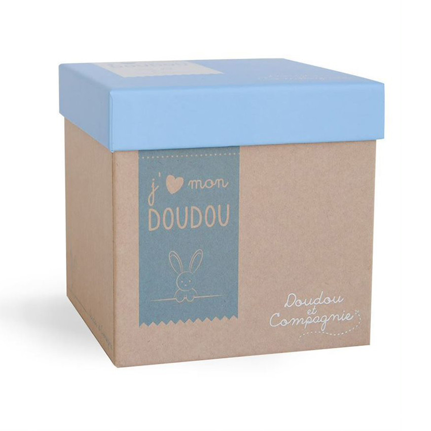 Doudou Ours 20 cm - Bleu Main Doudou Ours 20 cm - Bleu