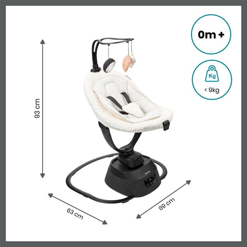 Balancelle Swoon Evolution X Babyatoutprix - Curl White 