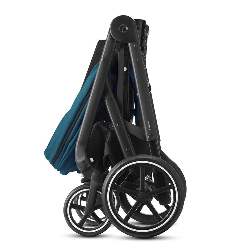 Poussette Balios S Lux châssis noir - River blue 