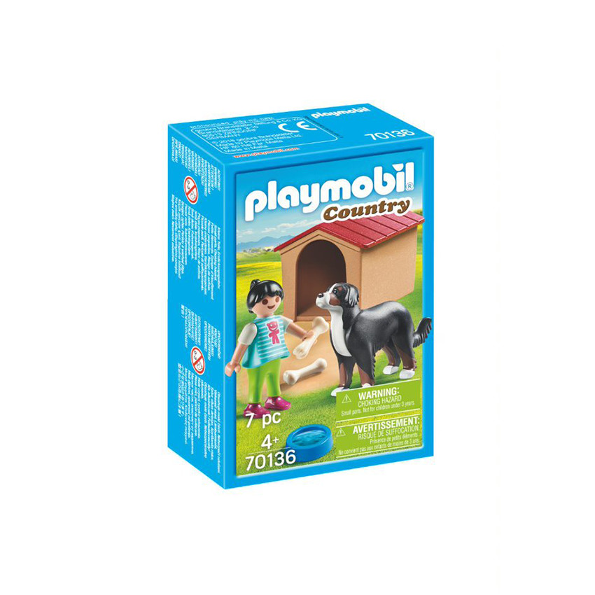 Enfant avec Chien Main Enfant avec Chien