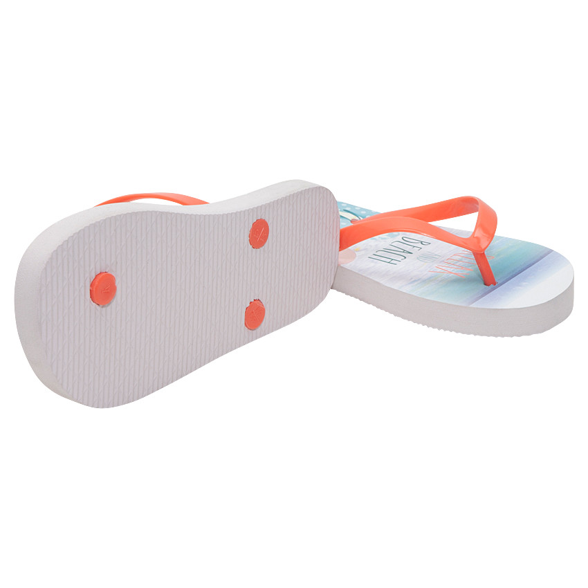 Tongs avec tongs et lunettes printées bride unie 