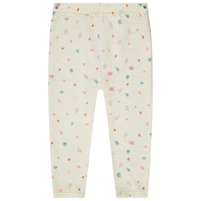 Pyjama 2 pièces en velours pour bébé fille 