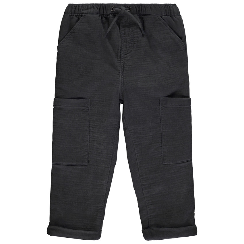 Pantalon cargo en toile doublée pour bébé garçon
