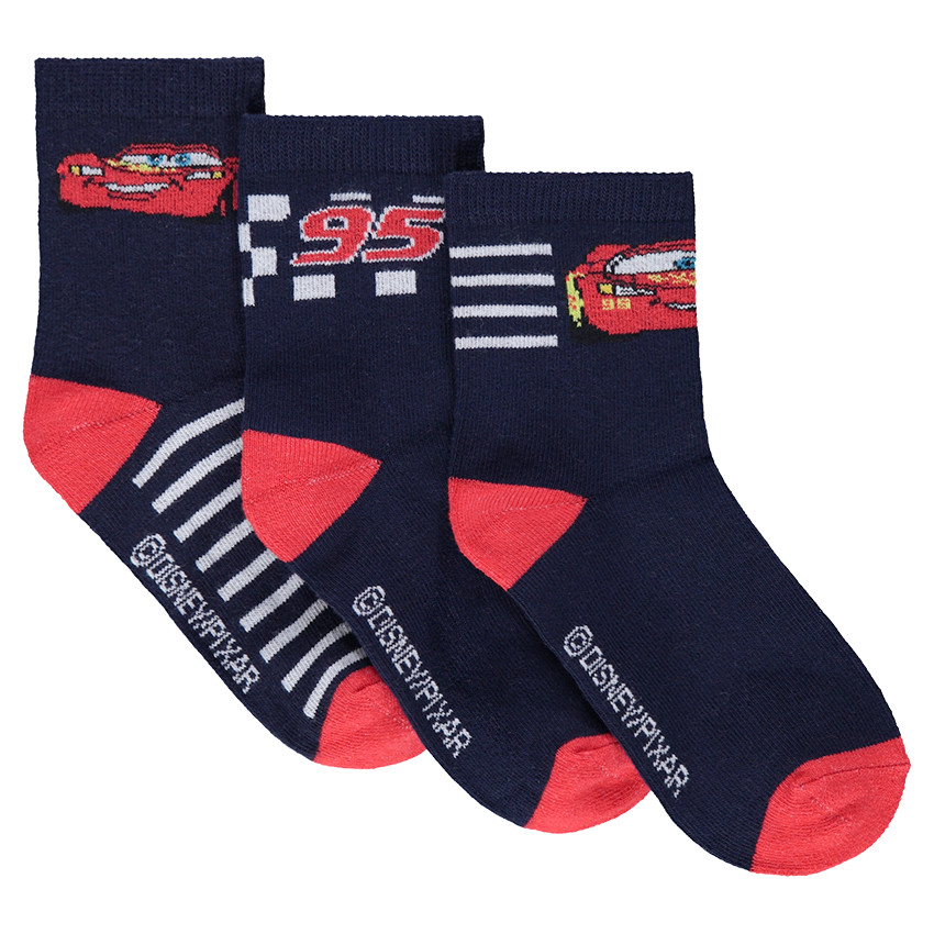 Lot de 3 paires de chaussettes assorties motif Disney/Pixar® Cars 