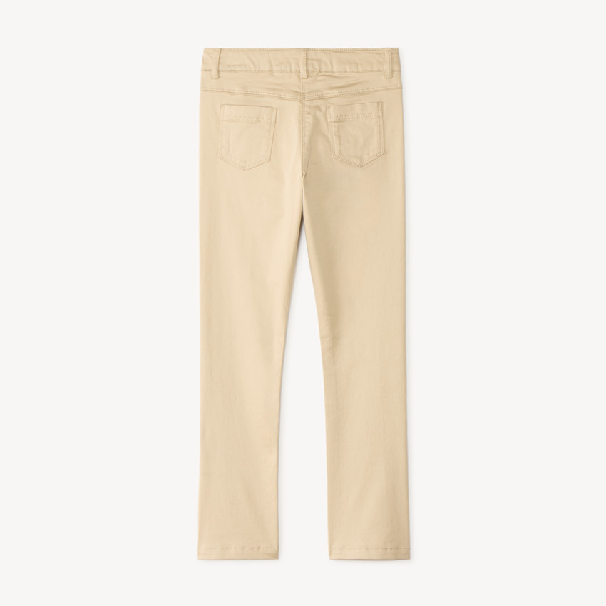 Pantalon slim uni pour fille 