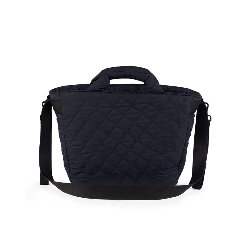 Sac à langer Paddington noir effet matelassé  