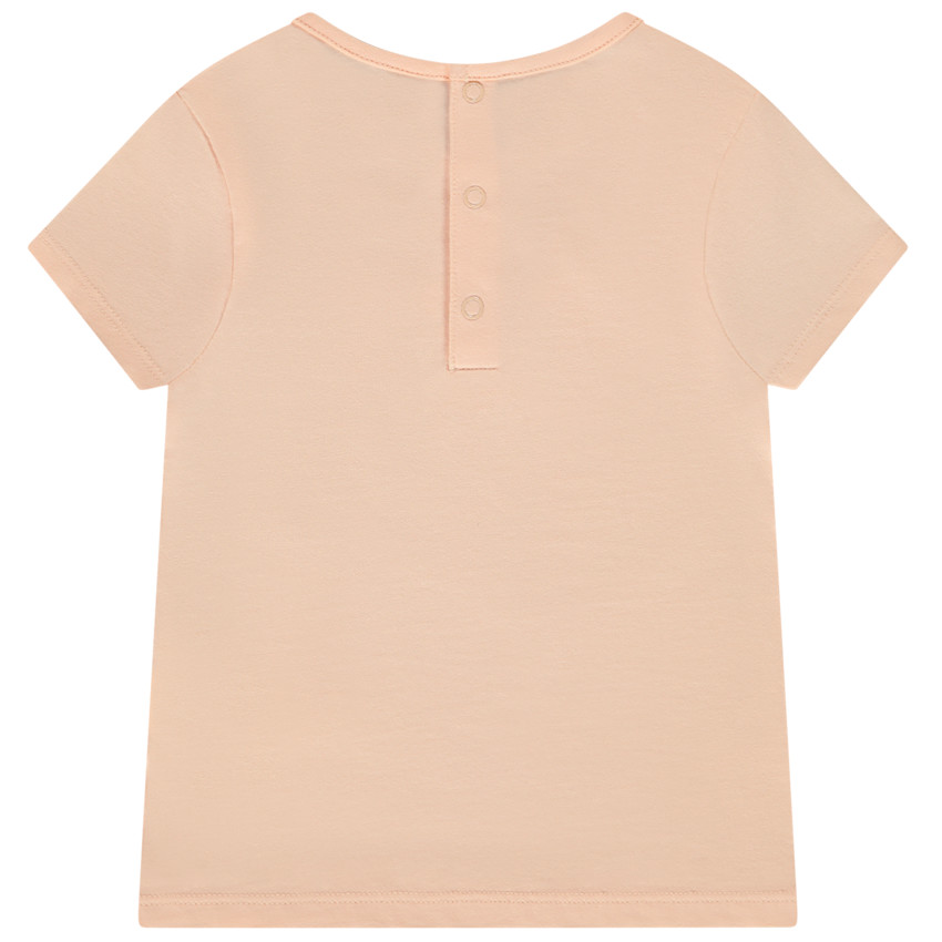 T-shirt manches courtes print fleuri pour bébé fille 