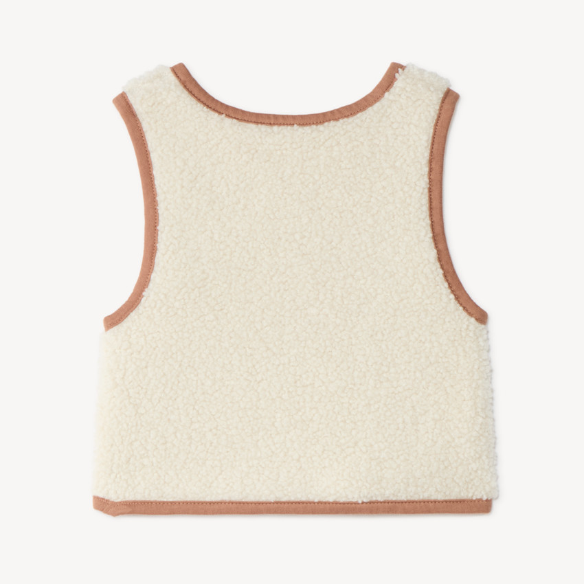 Gilet bébé garçon réversible sans manches en sherpa 