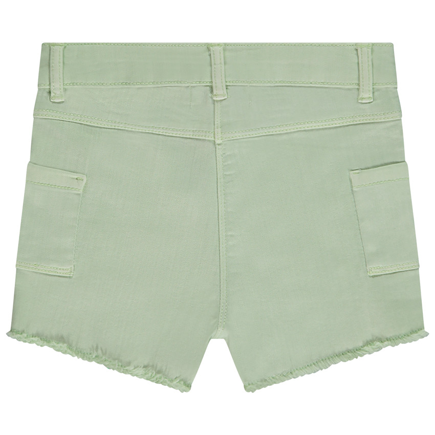 Short en jean à poches plaquées pour fille 