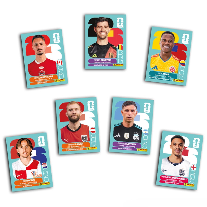 Blister 8 pochettes de stickers de la Coupe du monde de la FIFA 2026 