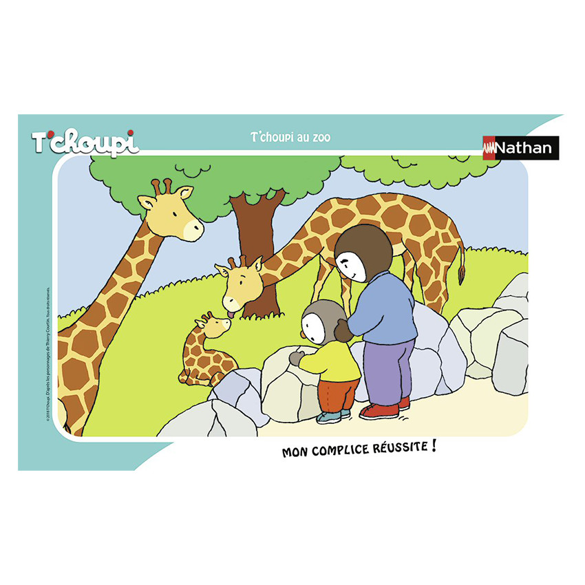 Puzzle 15 Pièces T'Choupi au Zoo Nathan 