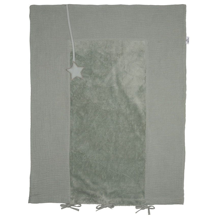 Housse de matelas à langer Mix & Match - Vert de gris