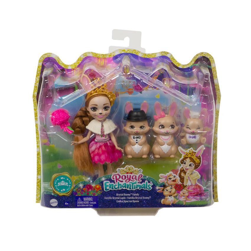 Enchantimals Brystal Lapin et Famille  