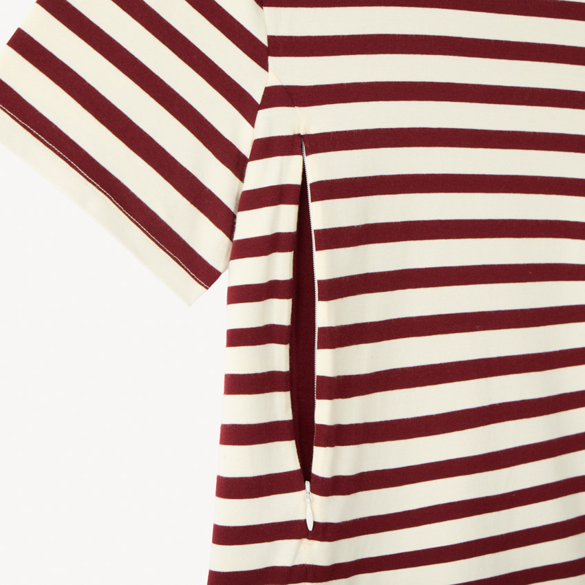 T-shirt manches courtes d'allaitement pour femme 