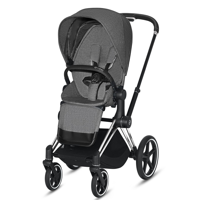 Habillage pour poussette Priam Plus - Manhattan grey Plus 