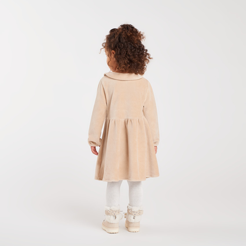Robe en velours côtelé bébé fille 