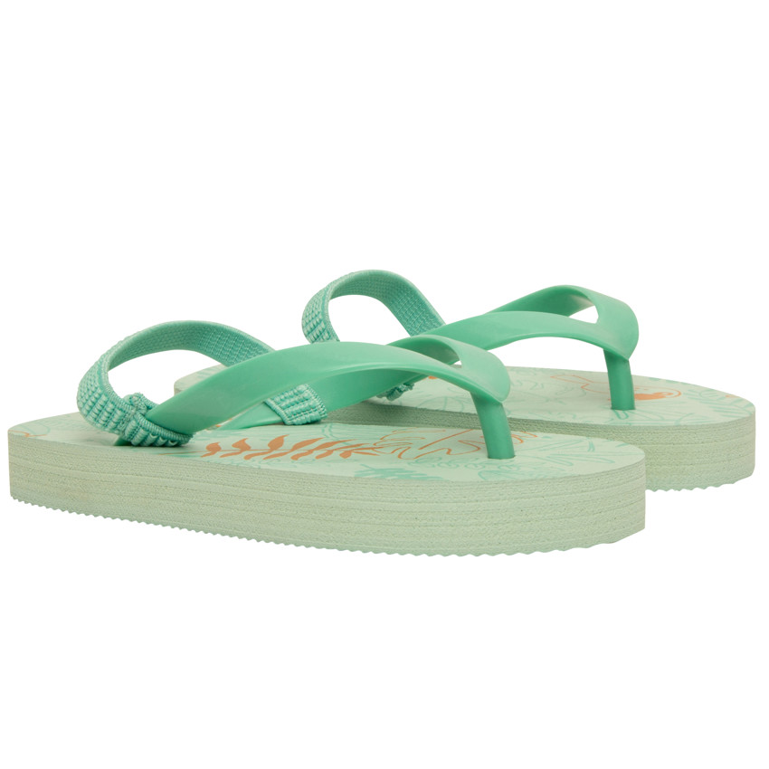 Tongs imprimé feuillage pour garçon avec lanière selon l'âge 