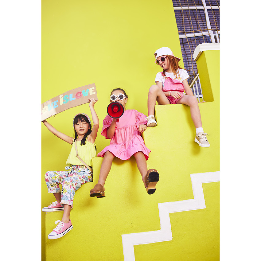 Débardeur effet boule à bretelles ruché pour fille 