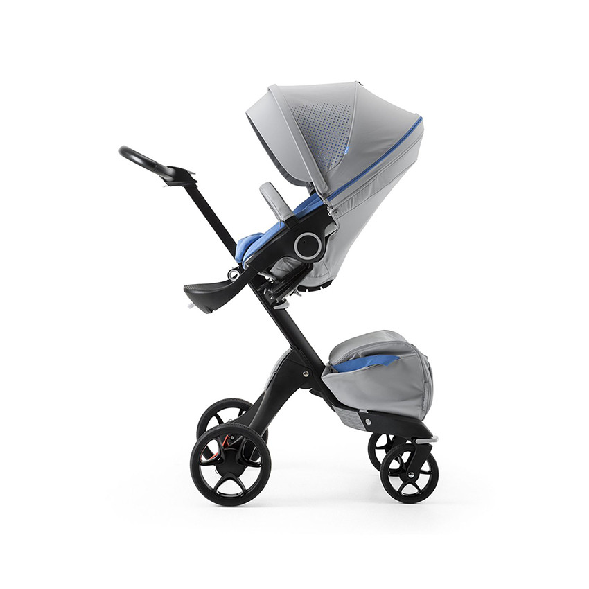 Poussette Xplory V5 châssis noir - Athleisure Marine 