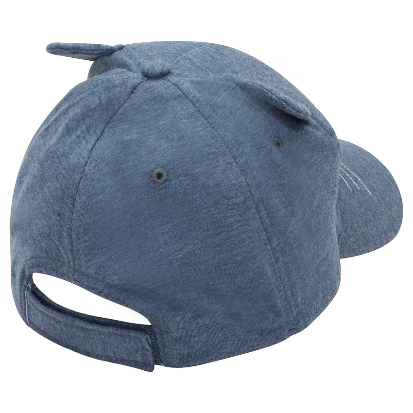 Casquette en molleton avec oreilles cousues et sequins 
