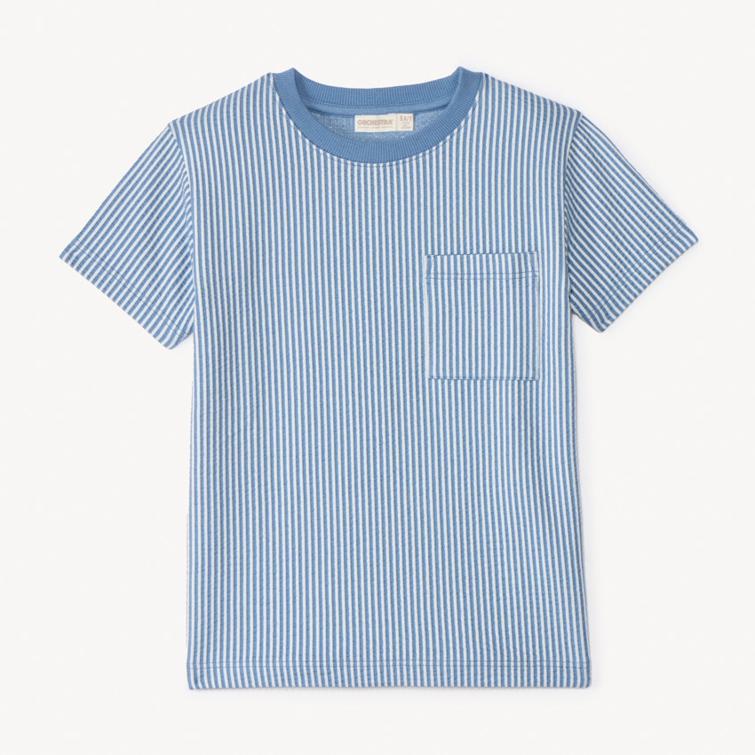 T-shirt manches courtes rayé pour garçon