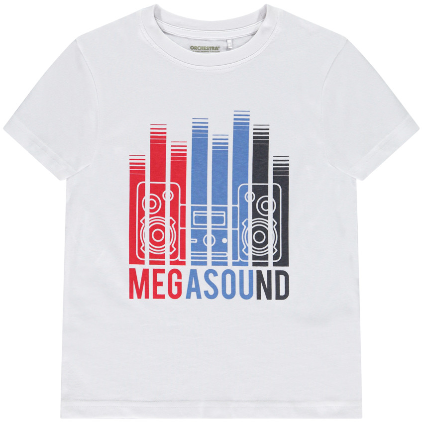 T-shirt manches courtes print fantaisie pour garçon 
