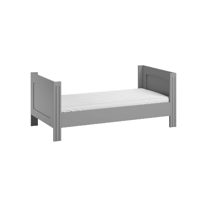 Lit transformable Milenne 70 x 140 cm - Gris clair 