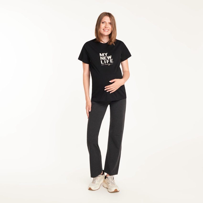 T-shirt manches courtes de grossesse et d’allaitement 
