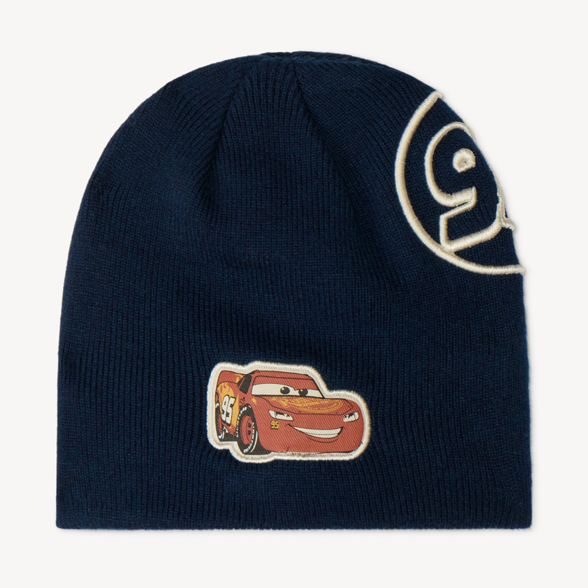 Bonnet en tricot broderie Flash McQueen Disney Pixar pour garçon
