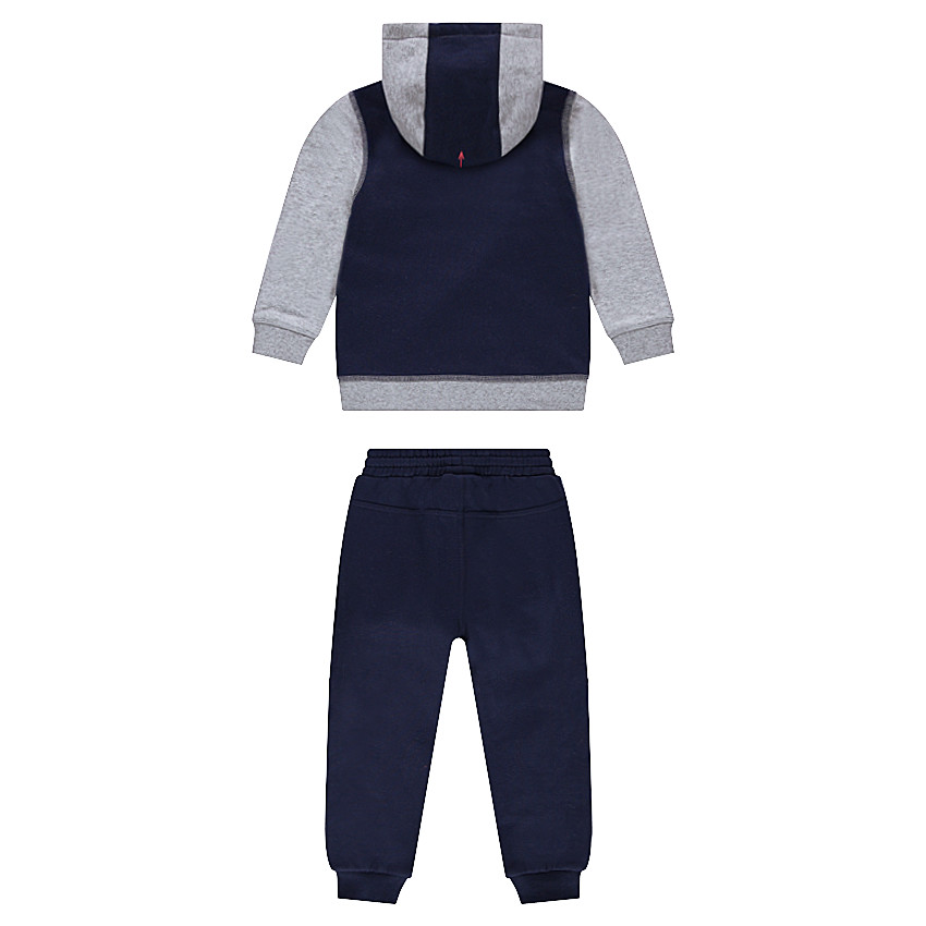 Jogging en molleton avec print Disney Mickey et zips décoratifs 
