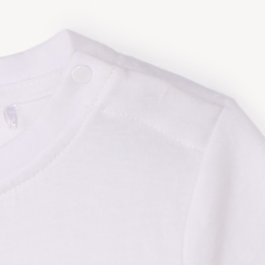 T-shirt manches courtes uni print fantaisie pour bébé garçon 