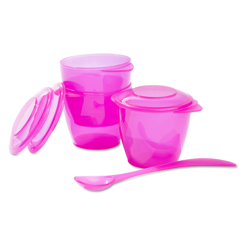 Set de repas fluo - Rose 