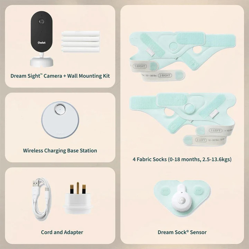 Pack Babyphone video + Dream Sock Bedtime Blue 