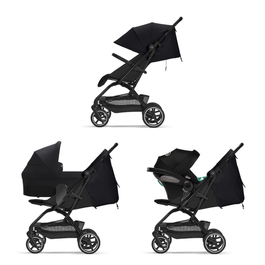 Poussette Eezy S+2 - Moon Black 