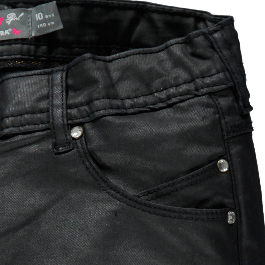 Junior - Jeans slim effet enduit 