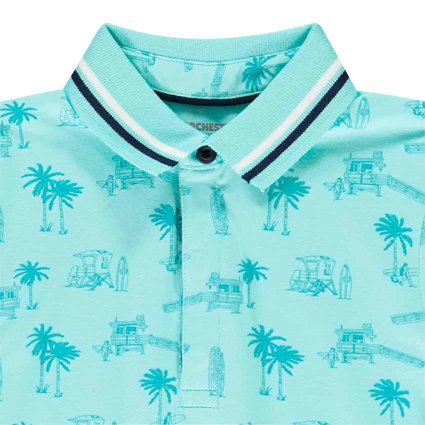Polo manches courtes à motifs pour garçon Main Polo manches courtes à motifs pour garçon