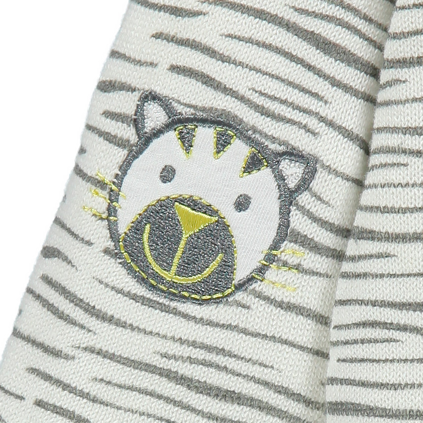 Combinaison longue imprimée tigre all-over 