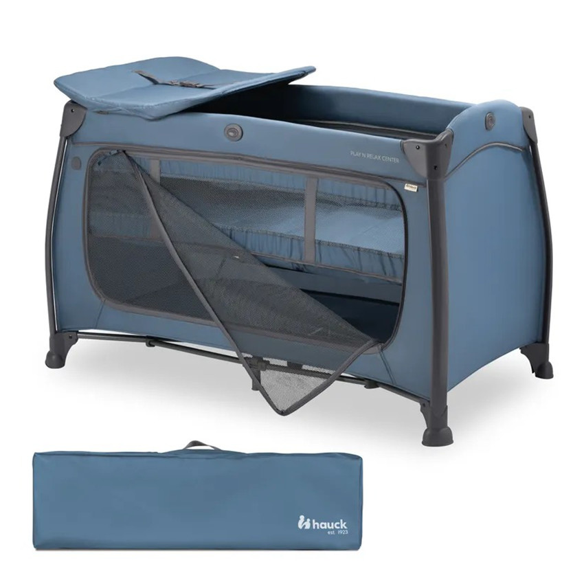 Lit de voyage & matelas à langer Play N Relax Center dark blue  