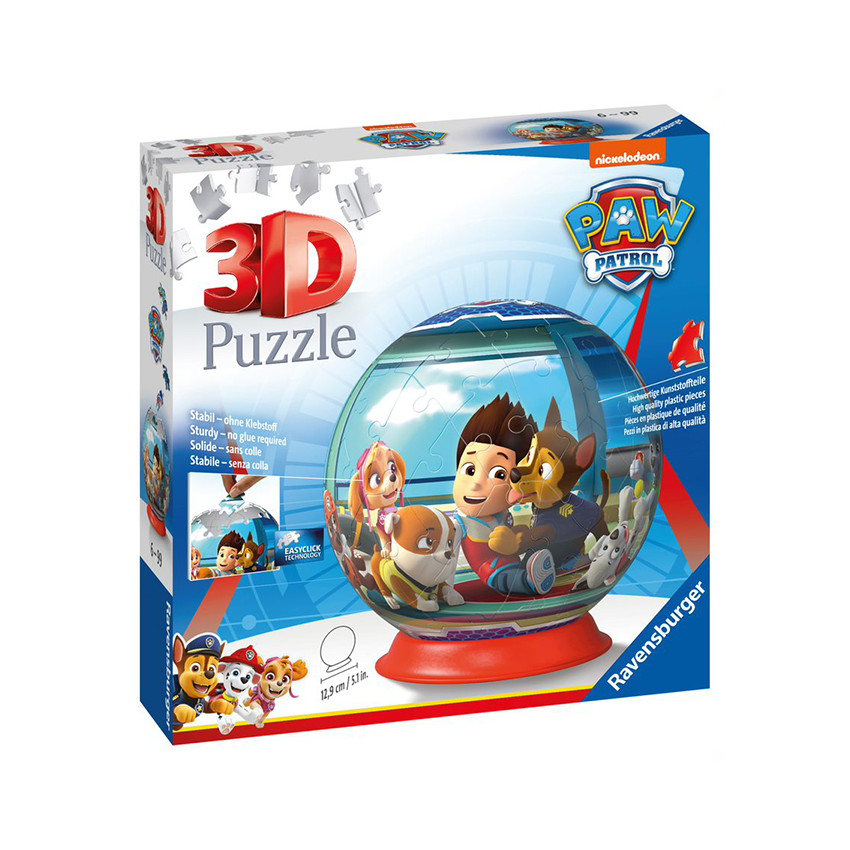 Puzzle 3D Ball 72 Pièces Pat'Patrouille 
