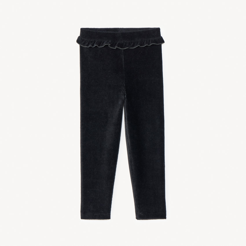 Caleçon volanté en velours côtelé pour bébé fille