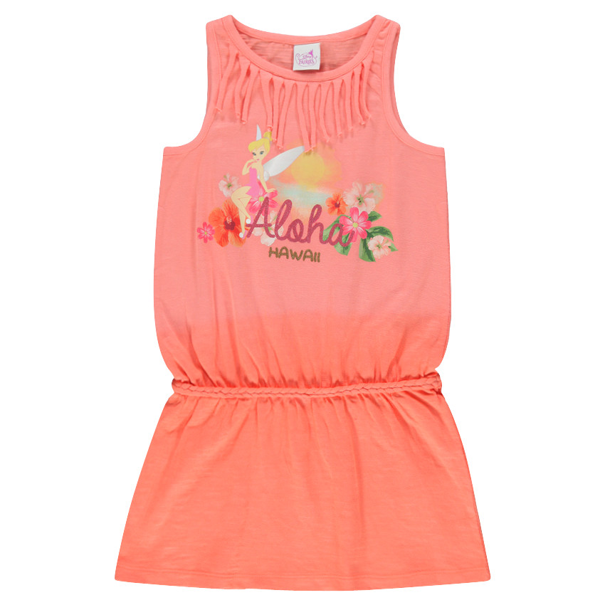 Robe sans manches à franges et ceinture tressée Disney la Fée Clochette 