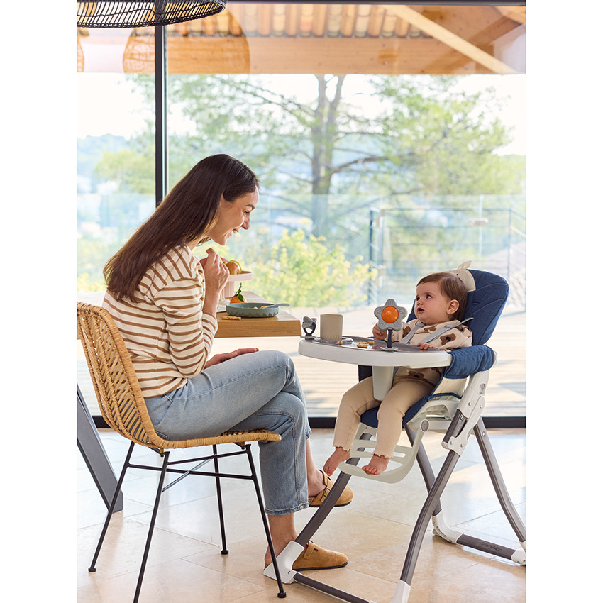 Chaise-haute fixe avec jouets intégrés - Teddy B 2.0 