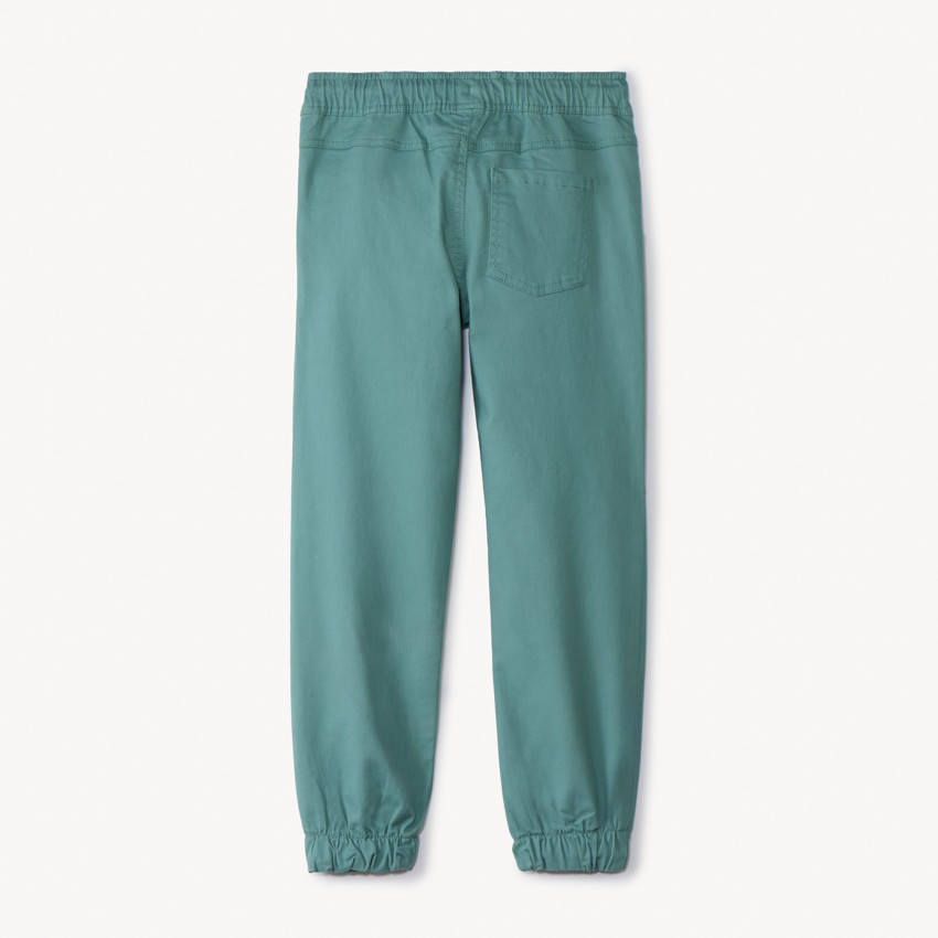 Pantalon jogger en twill uni pour garçon  