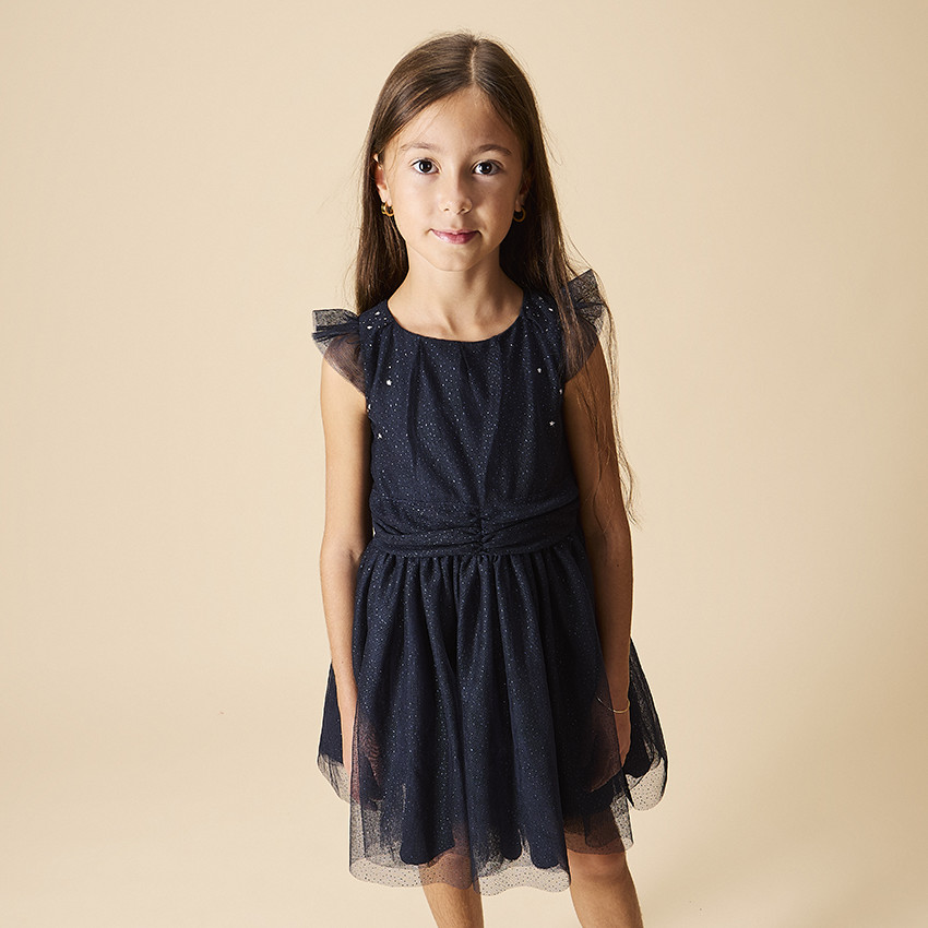 Robe Tutu Pour Petites Filles Vêtements Pelucheux à Paillettes Rose Rose - Prêt-à-Porter
