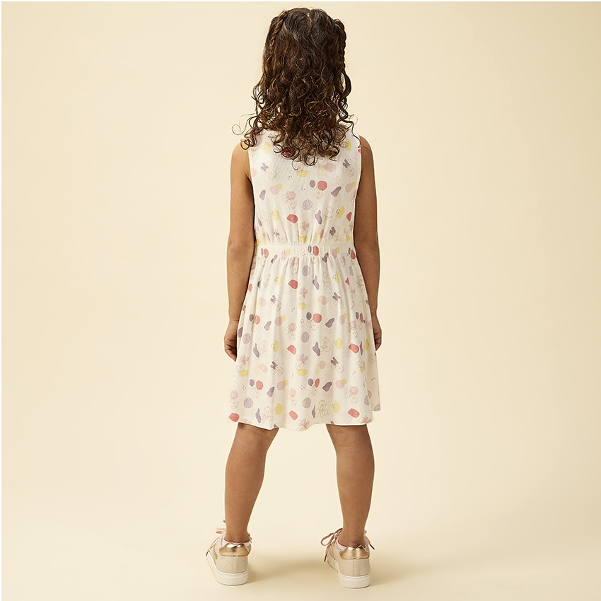 Robe sans manches imprimé Minnie Disney pour fille 